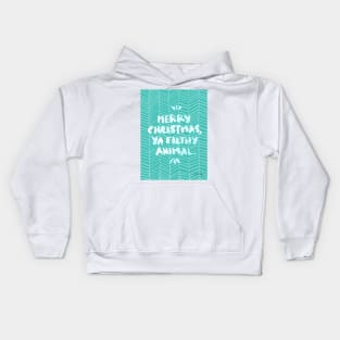 filthy animal turquoise Kids Hoodie